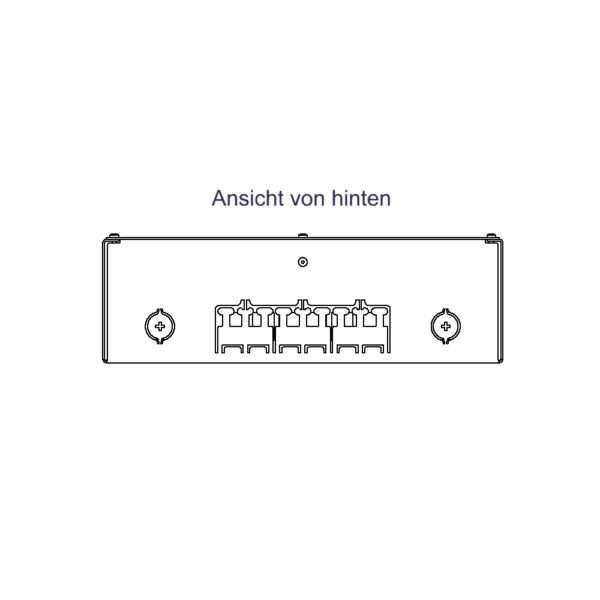 Produktbild MVT 150 124 SVZ  -  Aufputz Medienverteiler für 12 Keystone (19.4mm Ausschnitt)